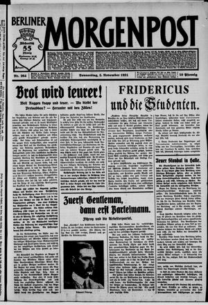 Berliner Morgenpost on Nov 5, 1931