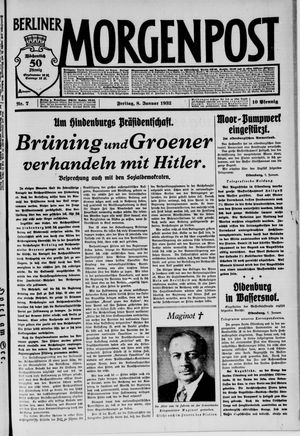 Berliner Morgenpost vom 08.01.1932