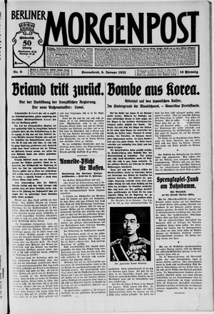 Berliner Morgenpost vom 09.01.1932