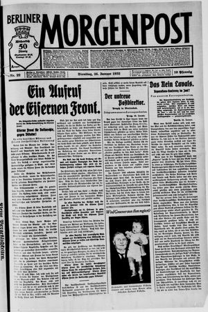Berliner Morgenpost vom 26.01.1932