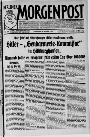 Berliner Morgenpost vom 04.02.1932