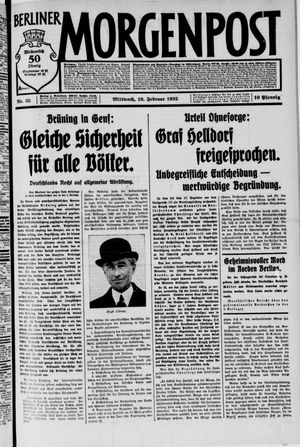 Berliner Morgenpost vom 10.02.1932