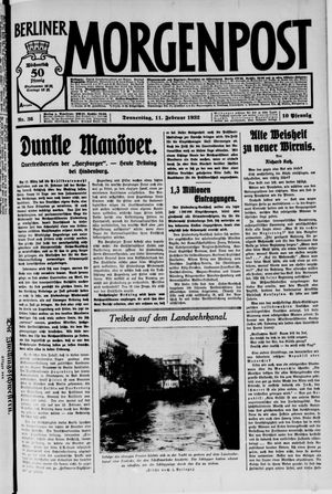 Berliner Morgenpost vom 11.02.1932