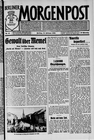 Berliner Morgenpost vom 12.02.1932
