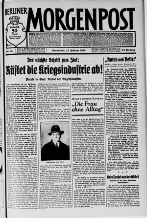 Berliner Morgenpost vom 13.02.1932