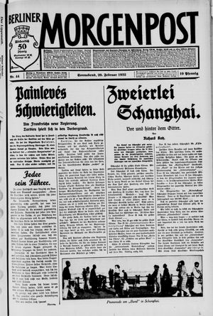 Berliner Morgenpost vom 20.02.1932