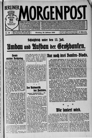 Berliner Morgenpost vom 23.02.1932
