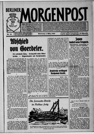 Berliner Morgenpost vom 02.03.1932