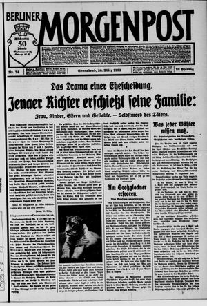 Berliner Morgenpost vom 26.03.1932
