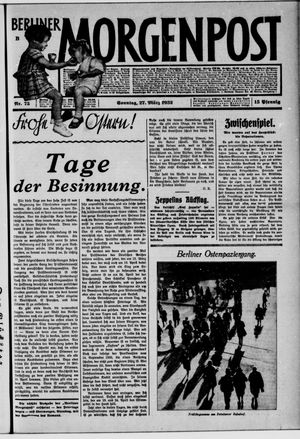 Berliner Morgenpost vom 27.03.1932