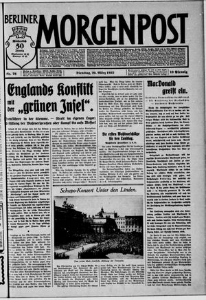 Berliner Morgenpost on Mar 29, 1932