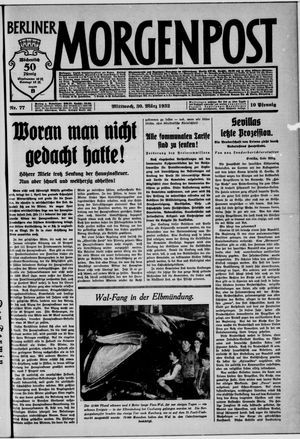 Berliner Morgenpost vom 30.03.1932