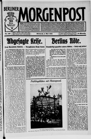 Berliner Morgenpost vom 04.05.1932