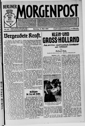 Berliner Morgenpost on May 15, 1932