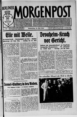 Berliner Morgenpost vom 19.05.1932