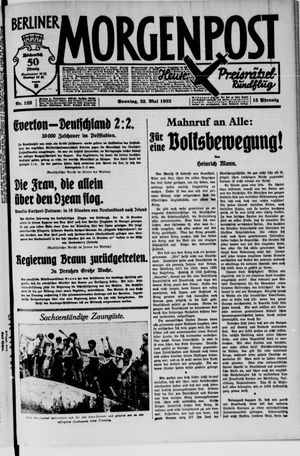Berliner Morgenpost vom 22.05.1932
