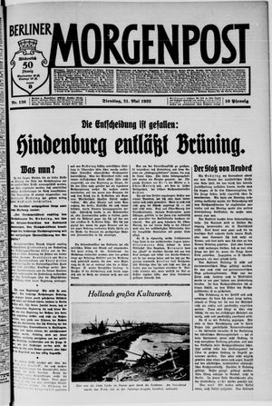 Berliner Morgenpost vom 31.05.1932