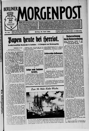 Berliner Morgenpost vom 24.06.1932