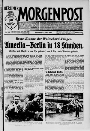 Berliner Morgenpost vom 07.07.1932
