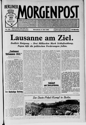 Berliner Morgenpost vom 09.07.1932