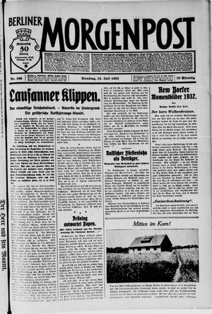 Berliner Morgenpost vom 12.07.1932