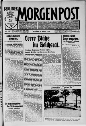 Berliner Morgenpost vom 03.08.1932