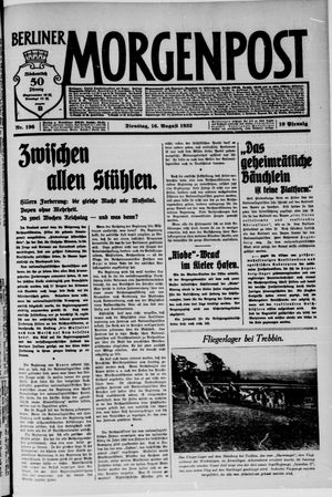 Berliner Morgenpost vom 16.08.1932