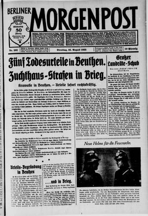 Berliner Morgenpost vom 23.08.1932