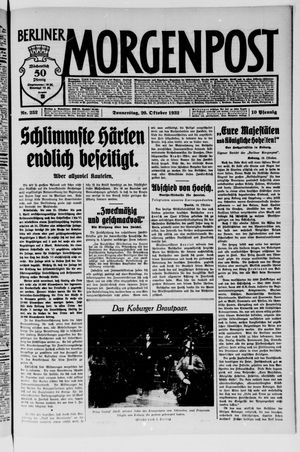 Berliner Morgenpost vom 20.10.1932