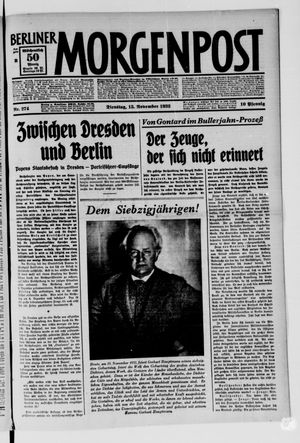 Berliner Morgenpost on Nov 15, 1932