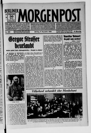 Berliner Morgenpost vom 09.12.1932