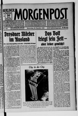 Berliner Morgenpost vom 29.12.1932
