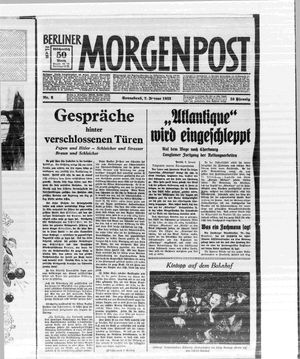 Berliner Morgenpost on Jan 7, 1933