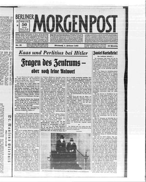 Berliner Morgenpost vom 01.02.1933