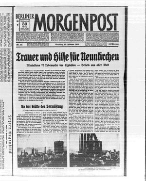 Berliner Morgenpost on Feb 12, 1933