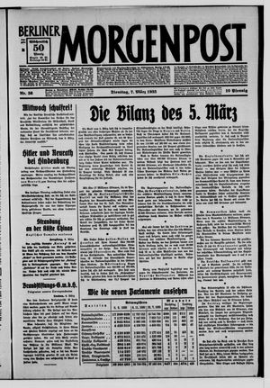 Berliner Morgenpost vom 07.03.1933