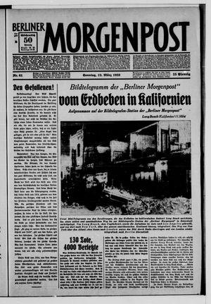 Berliner Morgenpost vom 12.03.1933