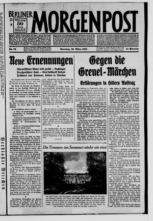 Berliner Morgenpost vom 26.03.1933