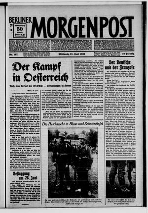 Berliner Morgenpost vom 21.06.1933