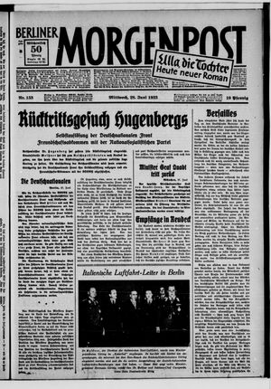 Berliner Morgenpost vom 28.06.1933