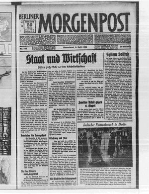 Berliner Morgenpost on Jul 8, 1933