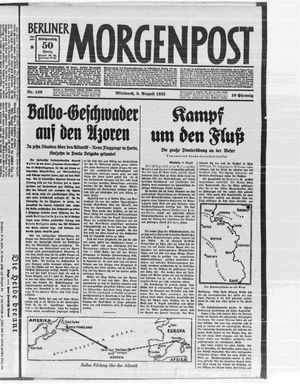 Berliner Morgenpost vom 09.08.1933