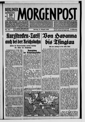 Berliner Morgenpost vom 11.08.1933