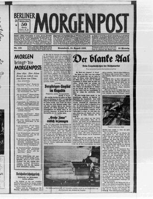 Berliner Morgenpost vom 19.08.1933