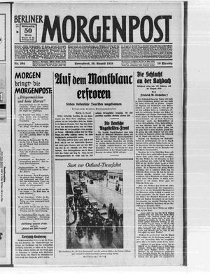 Berliner Morgenpost vom 26.08.1933