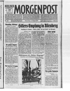 Berliner Morgenpost vom 31.08.1933