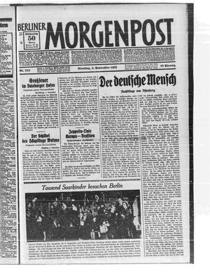 Berliner Morgenpost vom 05.09.1933