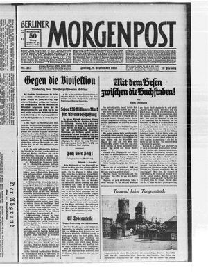 Berliner Morgenpost on Sep 8, 1933