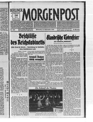 Berliner Morgenpost vom 13.09.1933