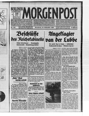 Berliner Morgenpost vom 23.09.1933